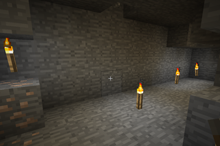 Super Secret Door In Minecraft 13 Steps Instructables