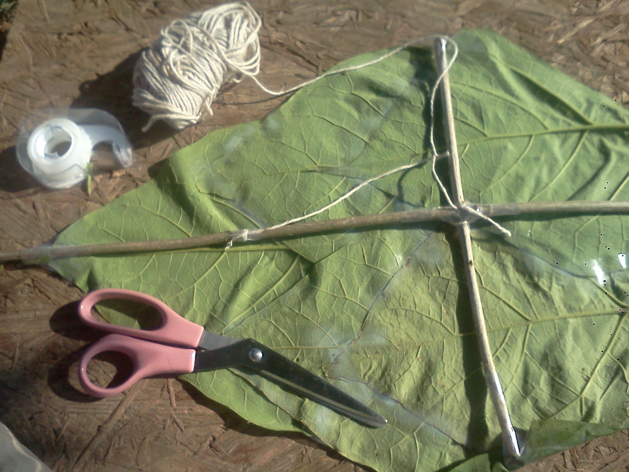 Leaf Kite 5 Steps Instructables