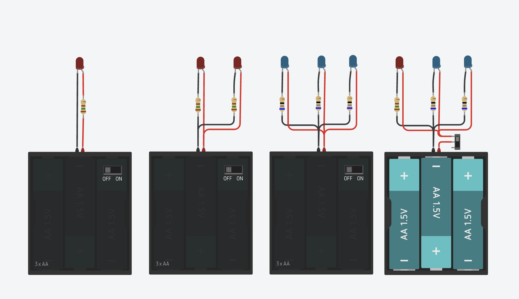 Easy LED Circuit : 5 Steps (with Pictures) Circuit Diagram