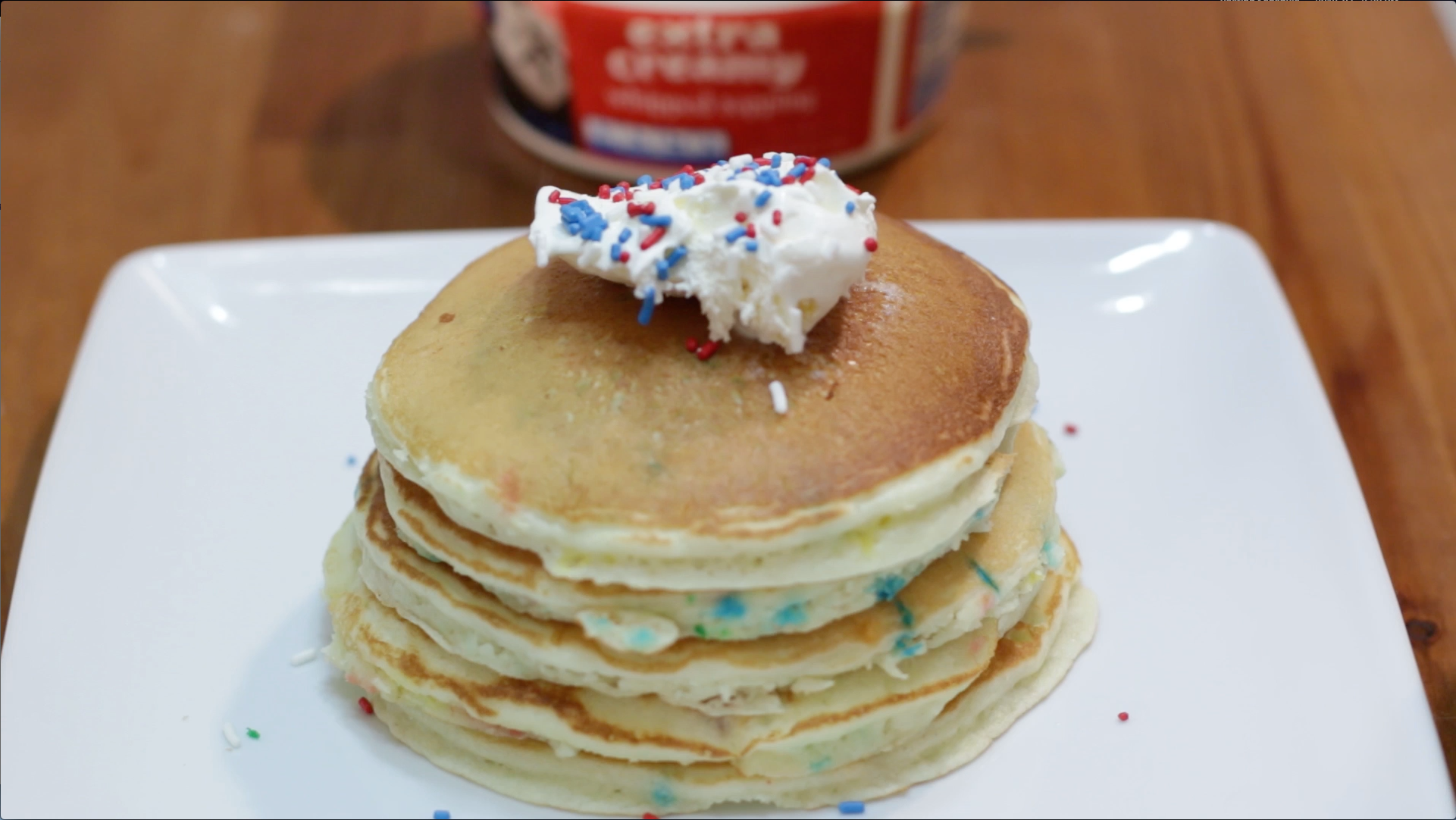 Cake Mix Pancakes Funfetti Pancakes 9 Steps With Pictures Instructables
