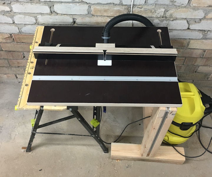DIY Simple Router Table 3 Steps Instructables