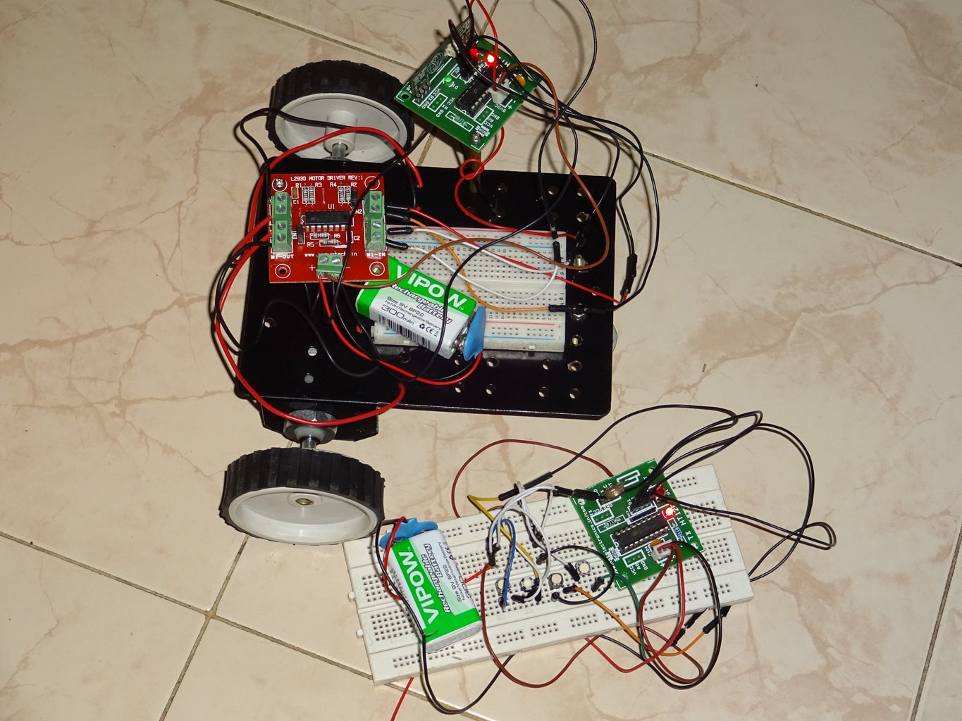Simple Wireless Robot Without Microcontroller : 6 Steps - Instructables