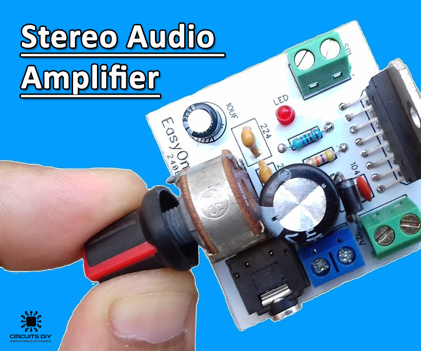 How to Use TDA7297 Amplifier IC in Stereo Audio Amplifier Circuit?
