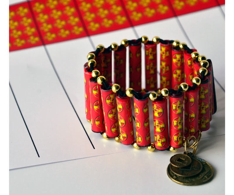 Vintage bracelet with chinese characters Chinese Inspired Bracelet for the New Year : 11 Steps (with Pictures