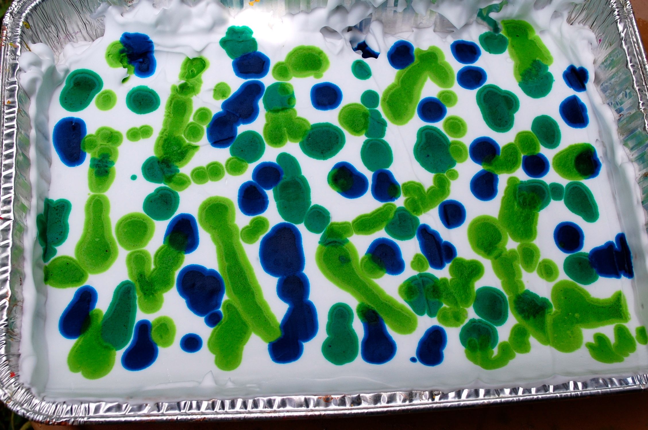 Marbelized TieDye With Shaving Cream 5 Steps (with Pictures