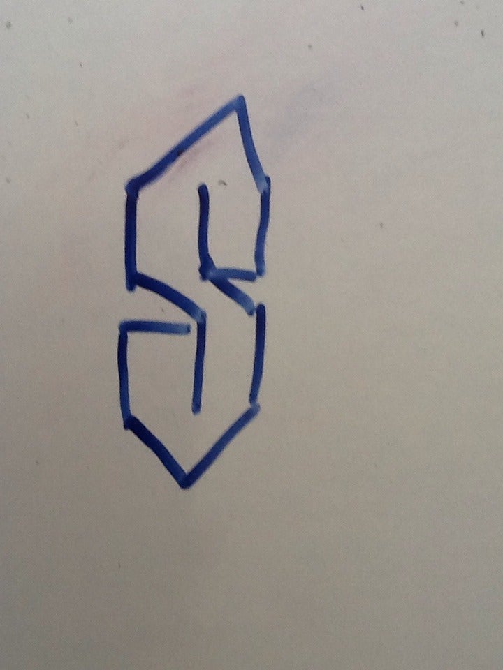 pics How To Draw Superman Symbol cool superman s 5 steps instructables