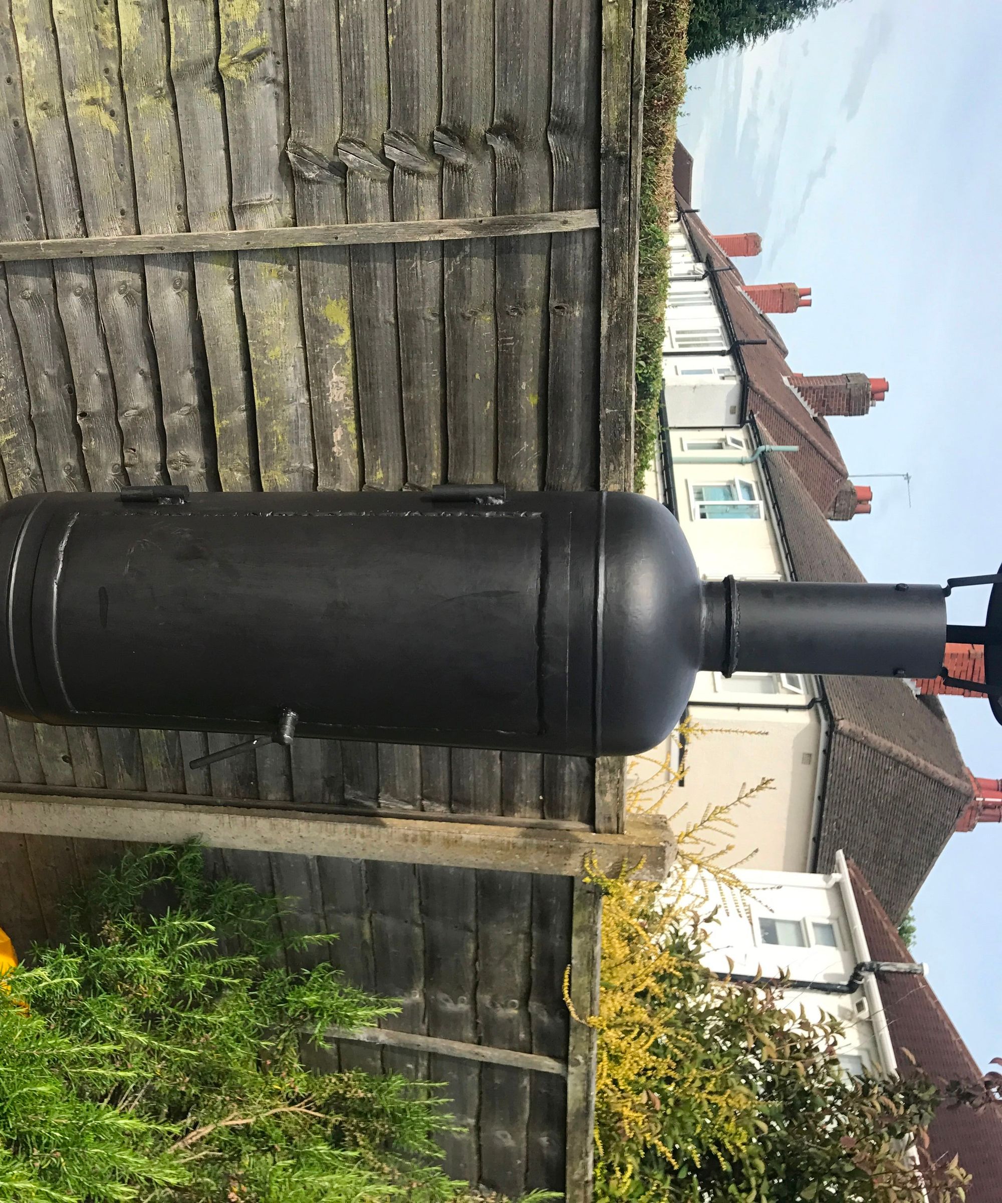 Gas Bottle Hot Smoker