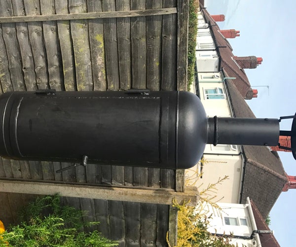 Gas Bottle Hot Smoker