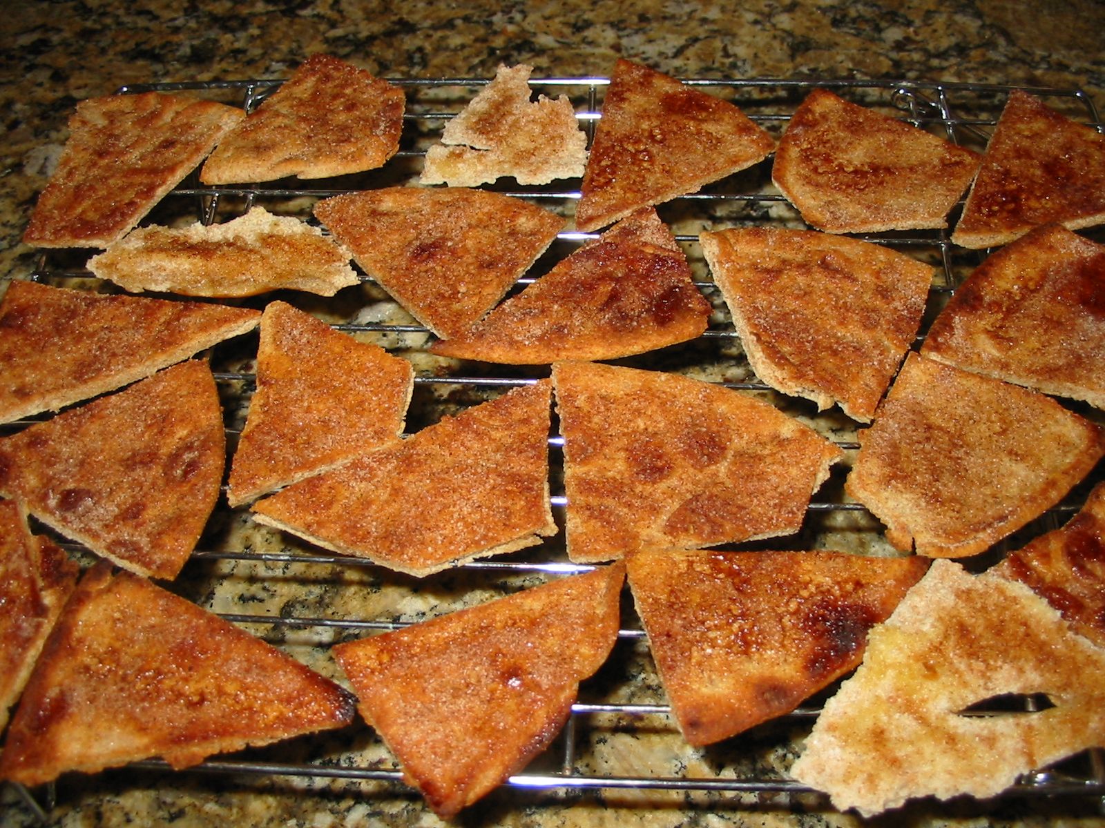 Cinnamon Sugar Pita Chips 6 Steps Instructables