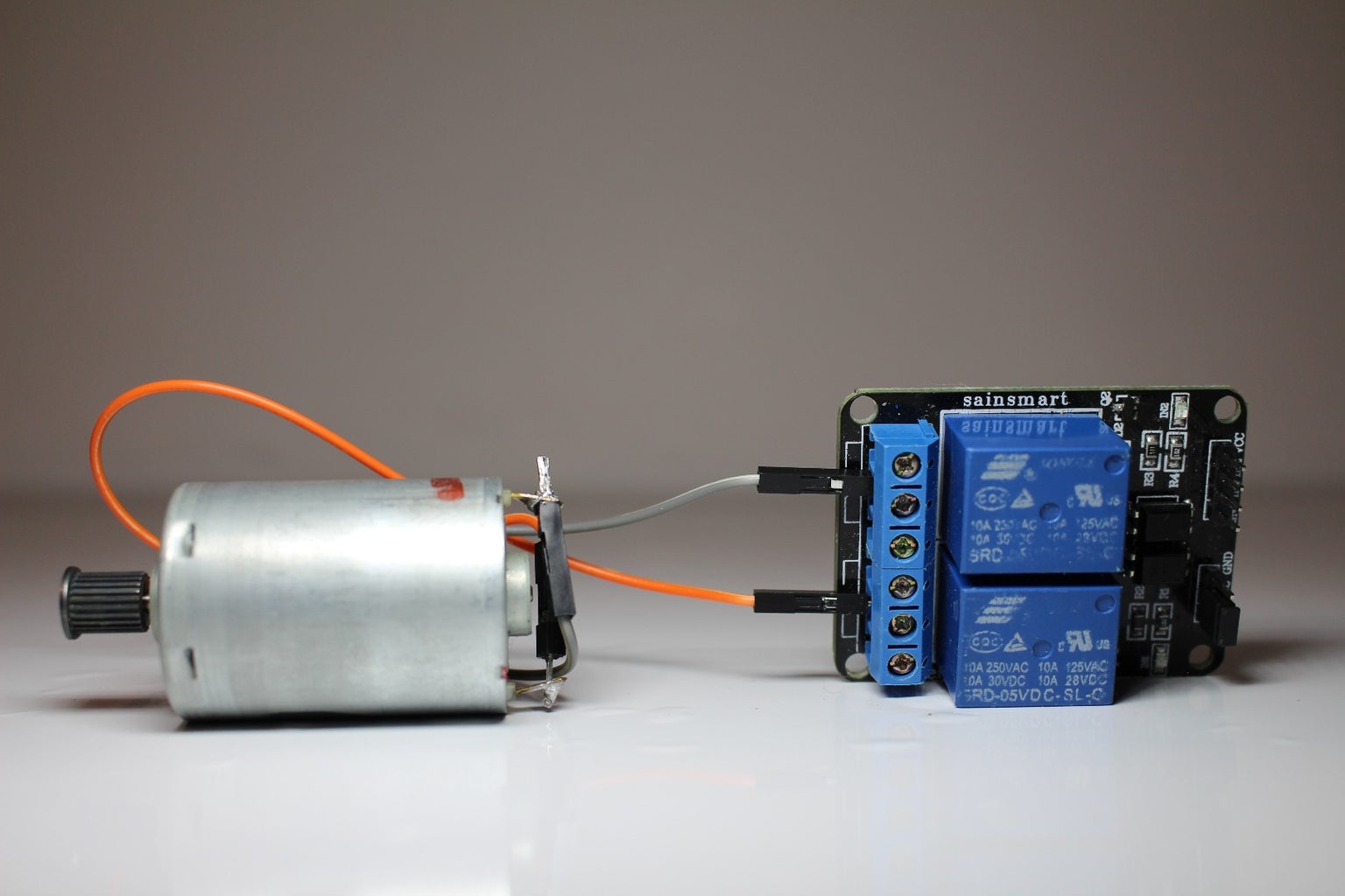 DIY: Relay Switch Motor Controller - Arduino : 4 Steps (with Pictures ...