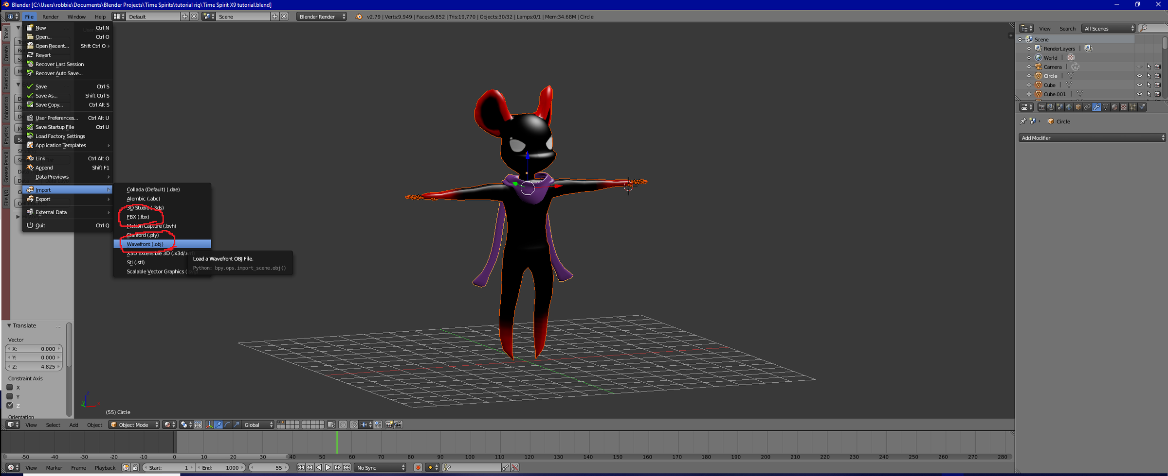 Blender Basic Rigging Process 10 Steps Instructables
