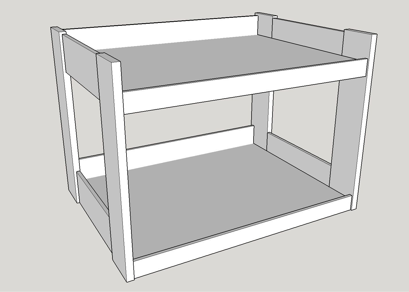 pallet dog bunk bed