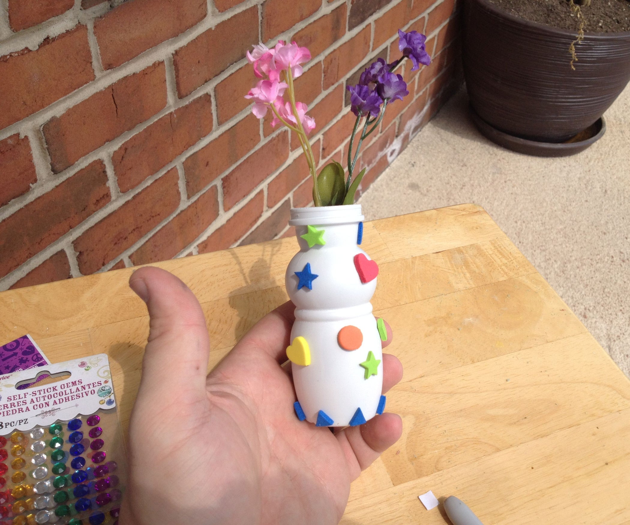 Recycled Mini Flower Vases 4 Steps Instructables