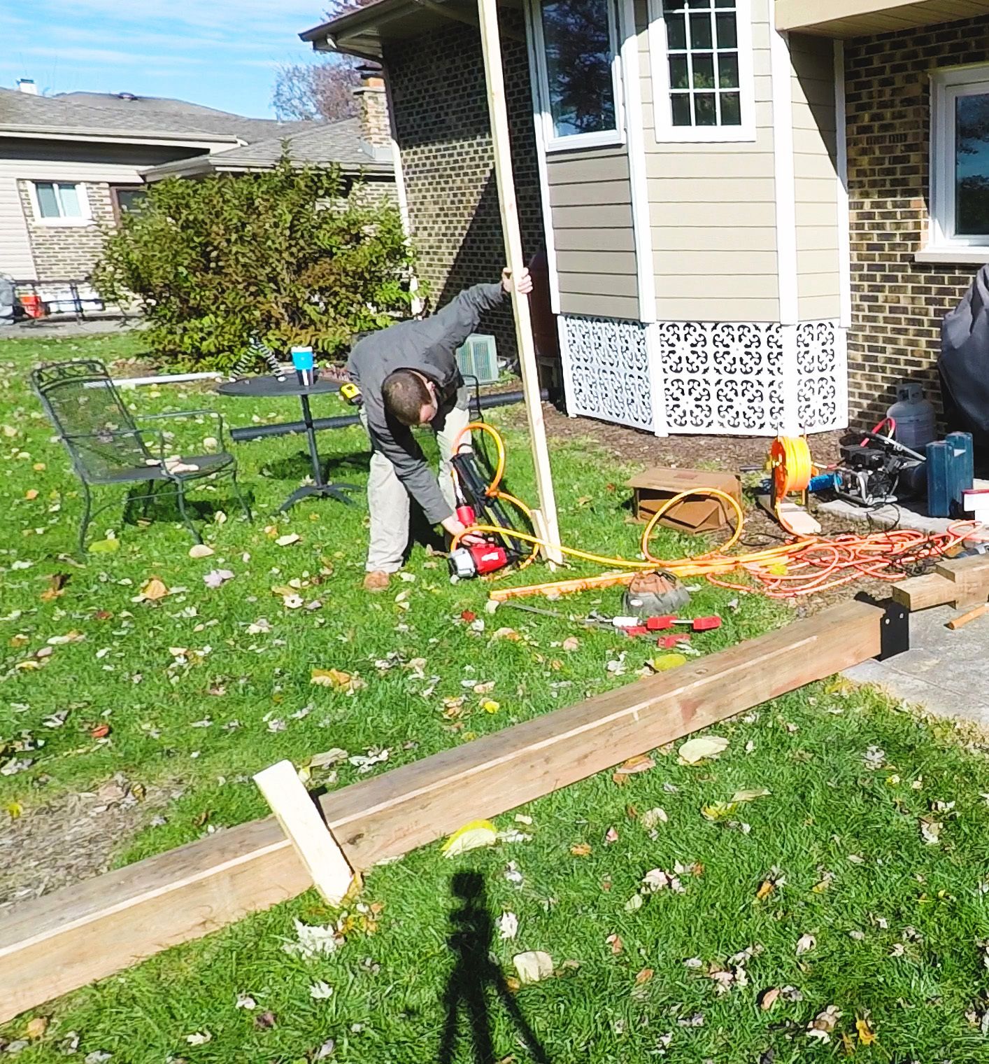 How to Build a Pergola on a Concrete Patio in Two Days 18 Steps (with Pictures) Instructables