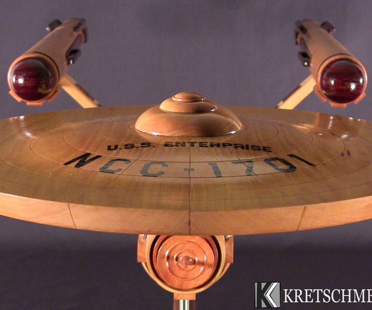 Wooden USS Enterprise Model