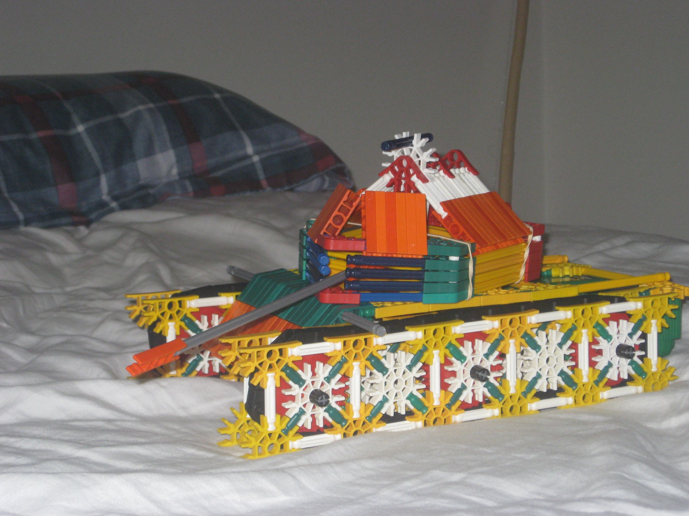 Step-by-step guide for knex main battle tank DIY Project DIY project