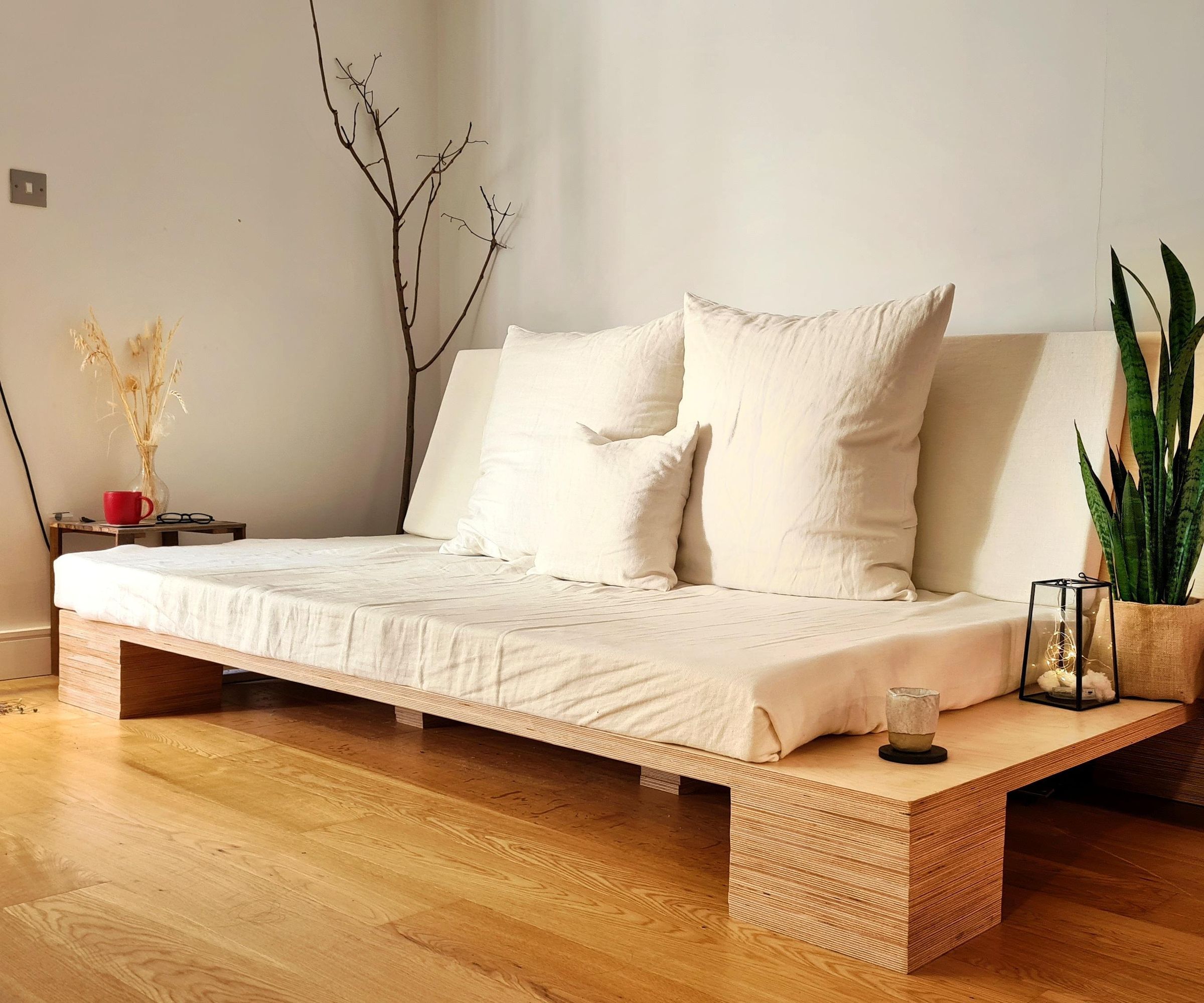 DIY Plywood Lounge Sofa (4-seater)