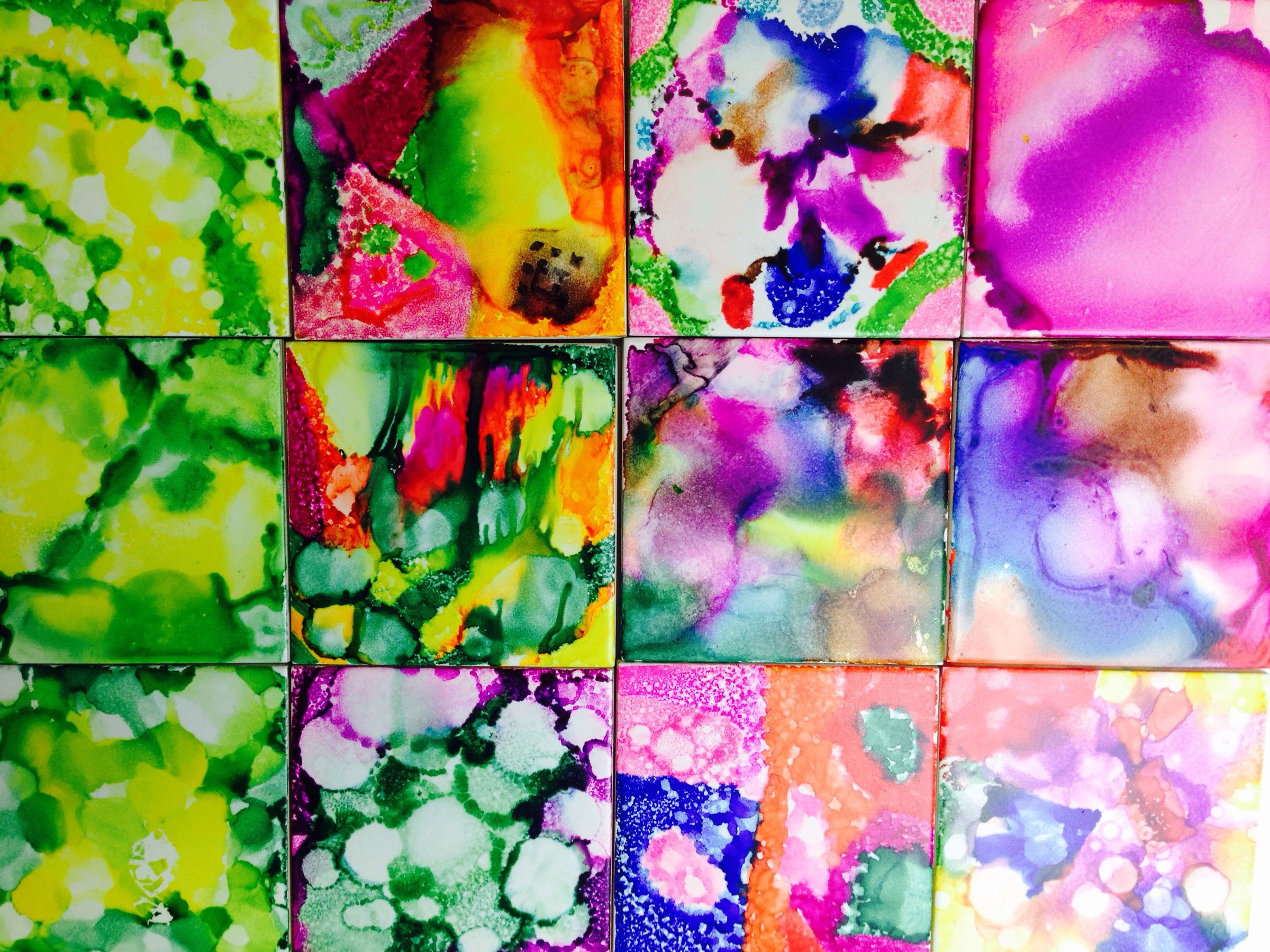 Rainbow Tile Art Coasters 6 Steps (with Pictures) Instructables