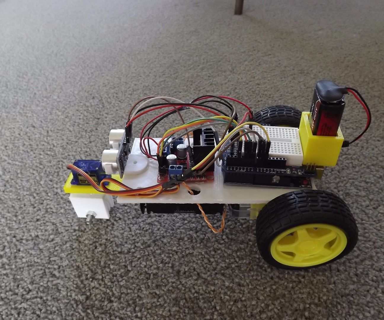 3d printed arduino robot DIY Project DIY Project Image