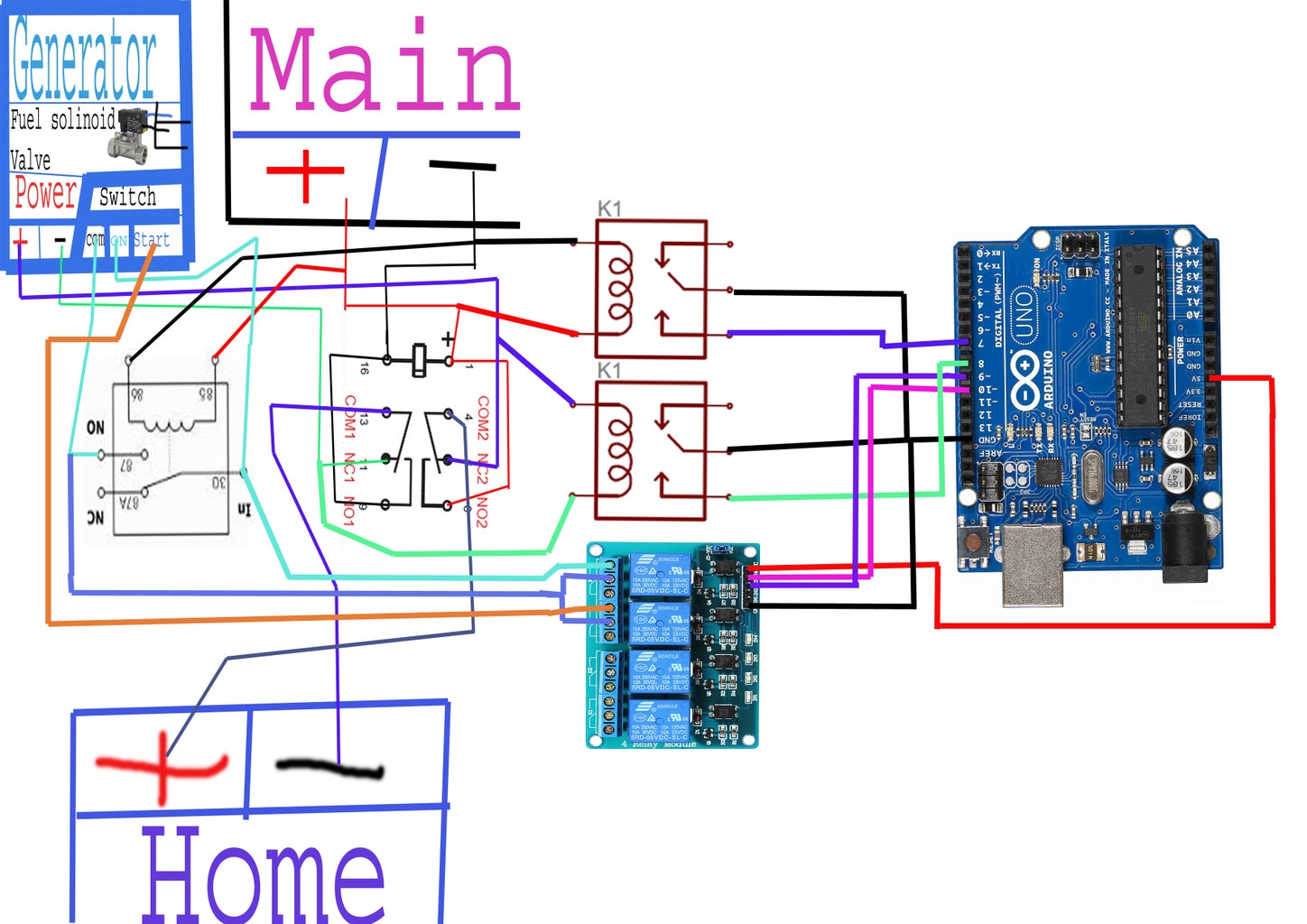 Automatic Generater Starter : 6 Steps - Instructables