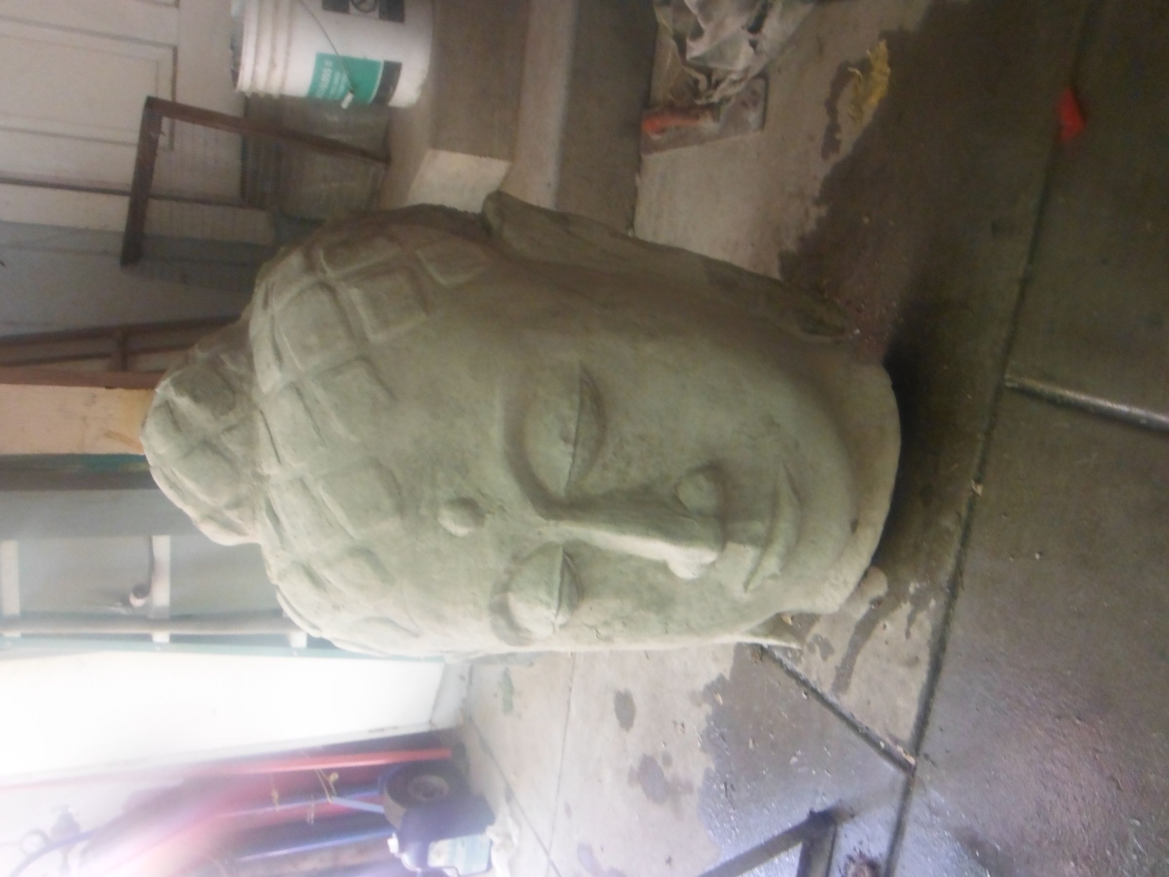 Giant Concrete Buddha Head Garden Sculpture 16 Steps (with Pictures