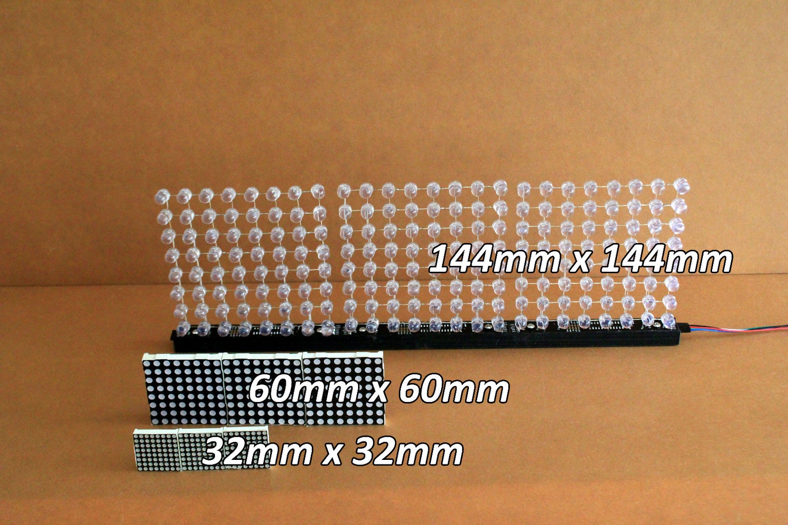 Large 8x8 LED Matrix Display : 8 Steps (with Pictures) - Instructables
