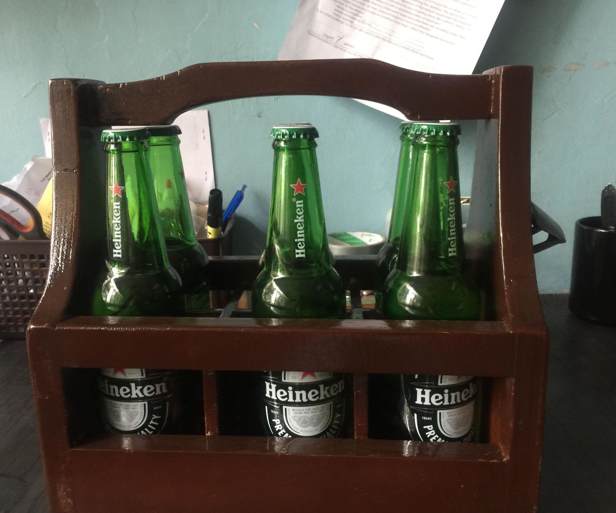Wooden Beer Bottle Holder 4 Steps Instructables