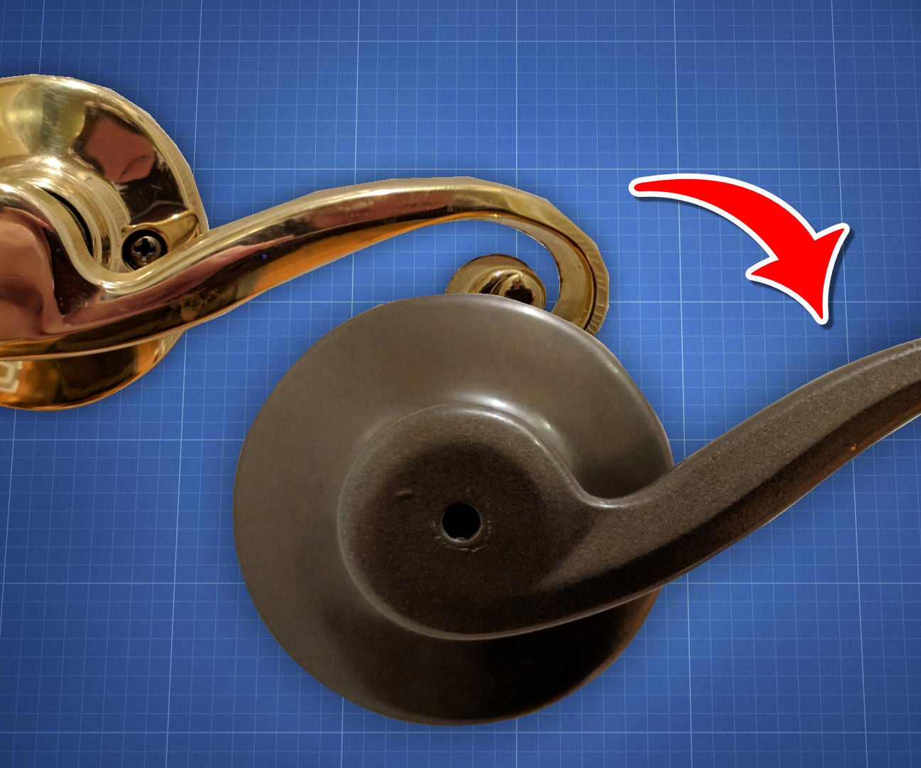 Refinish Brass Hardware Yourself // Powder Coating Project 4 Steps