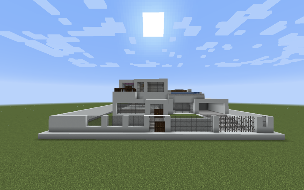 Large Minecraft Modern House 16 Steps Instructables Large Minecraft Modern House 16 Steps Instructables