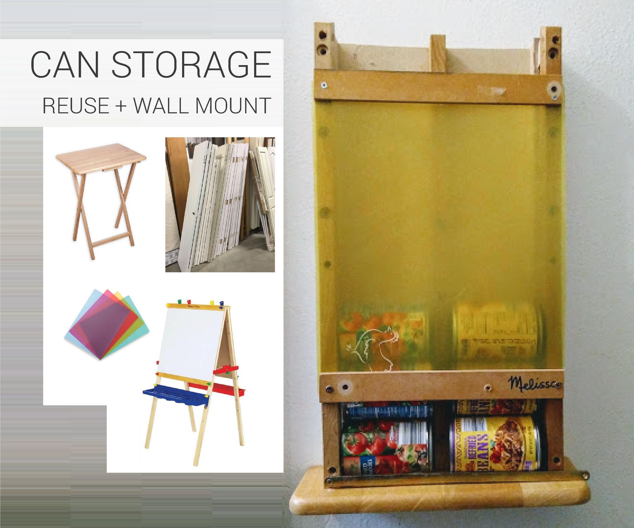 Wall Mount Can Storage 8 Steps (with Pictures) Instructables