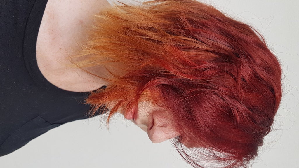 Fire Red Ombre Hair 8 Steps With Pictures Instructables