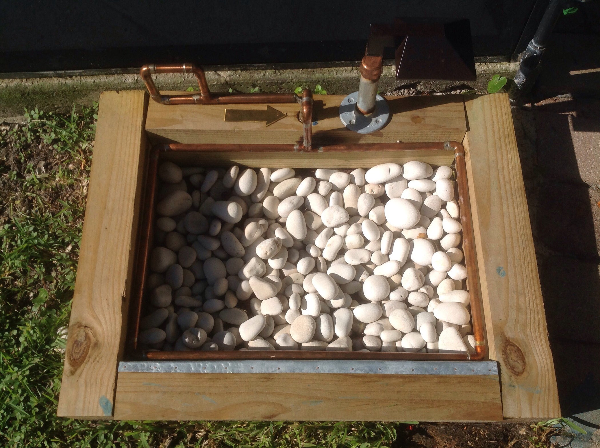 Outdoor Foot Bath 5 Steps Instructables