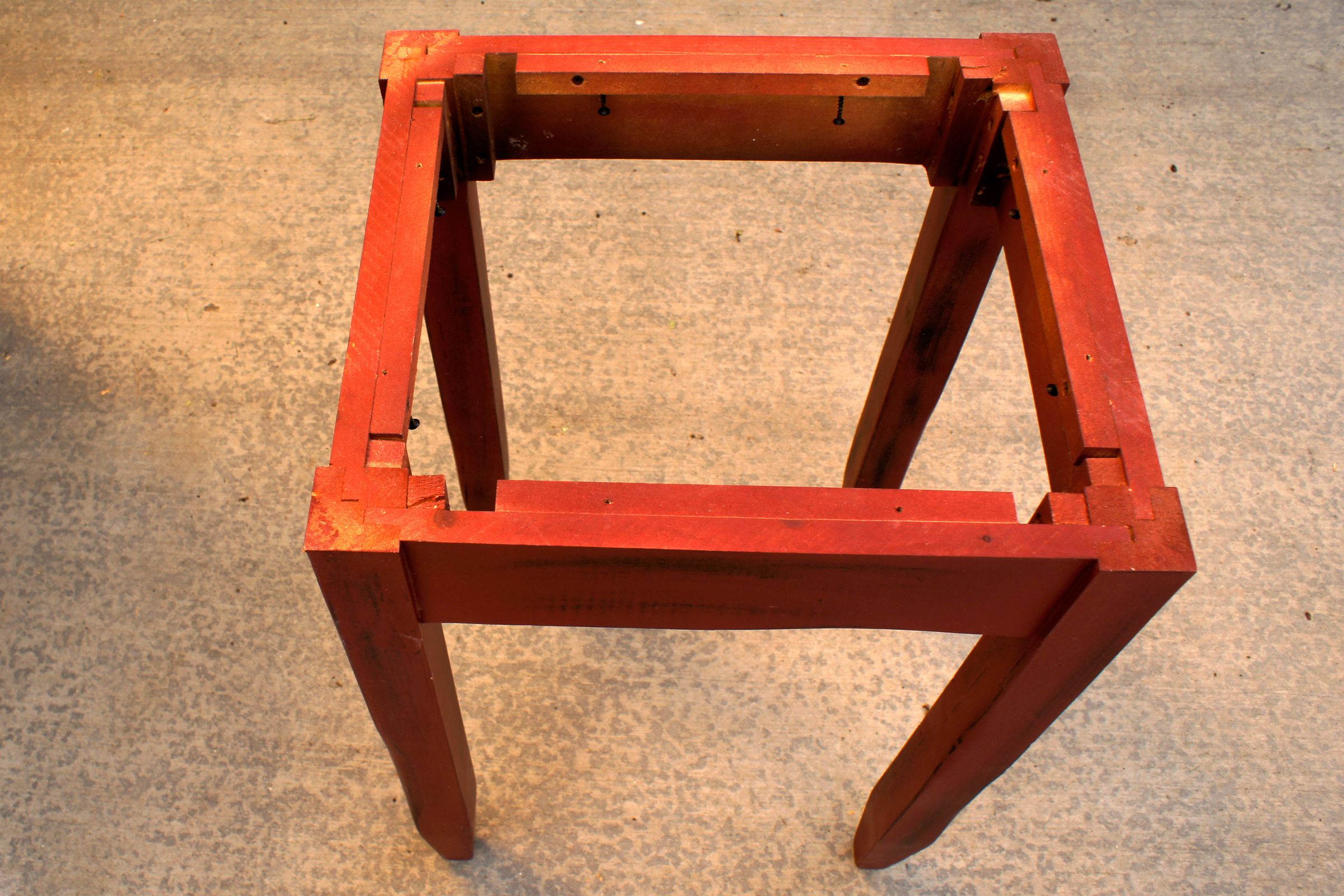 End Table With Glass Mosaic Tile Inlaid Top 13 Steps (with Pictures