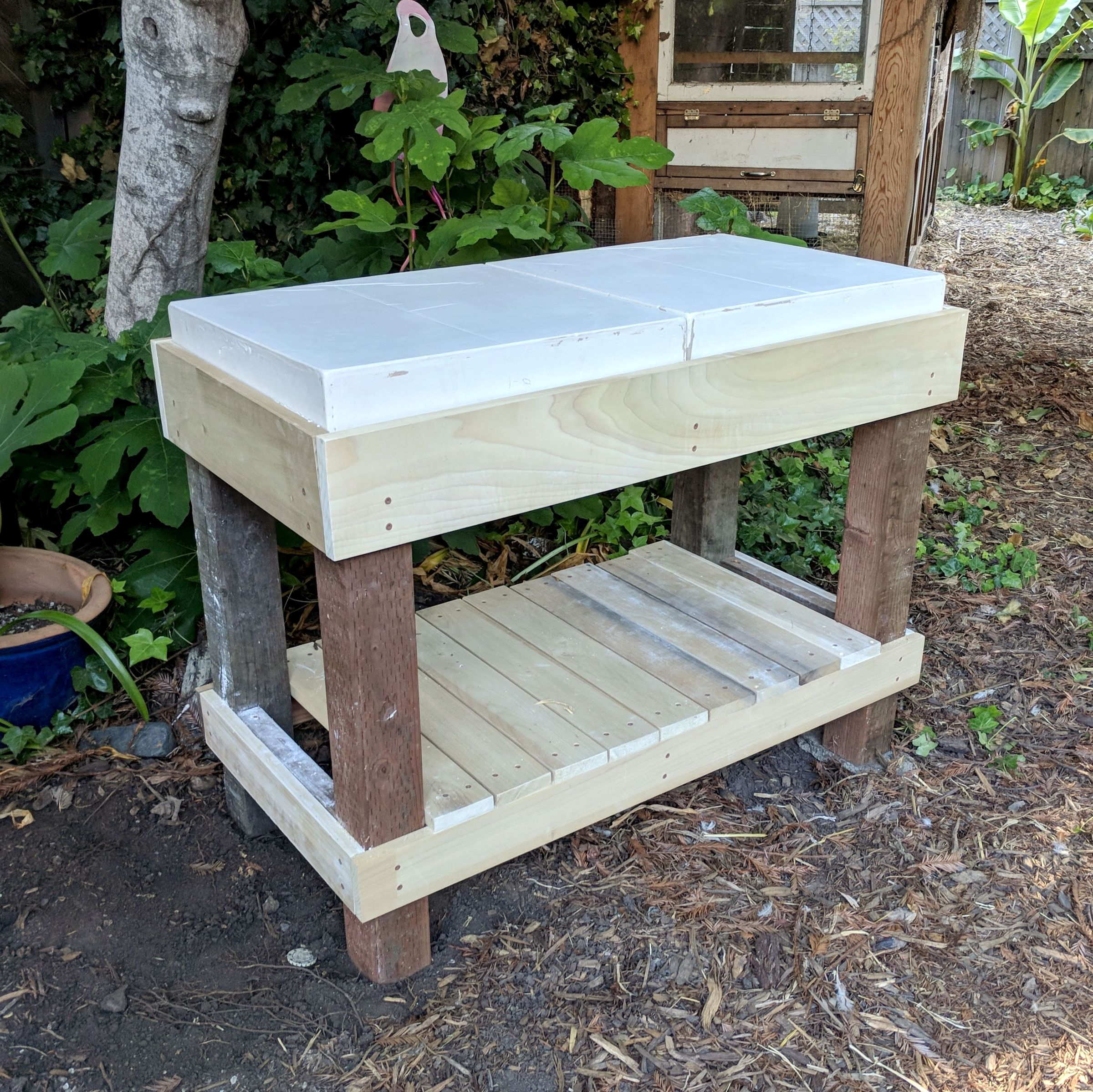 100 Plaster Topped Wedging Table Instructables