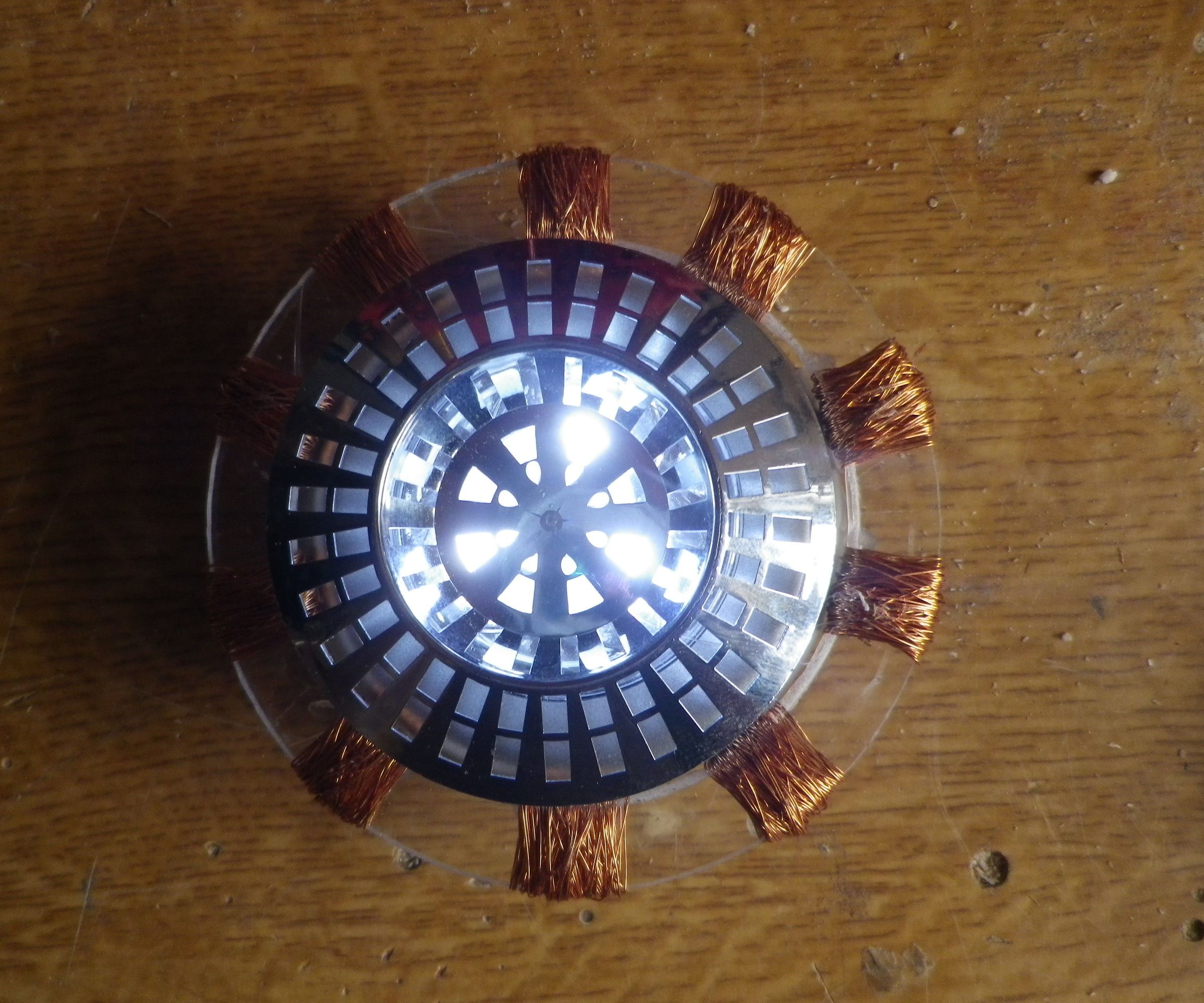 DIY guide for Build your own simple IronMan Arc reactor with step-by-step instructions