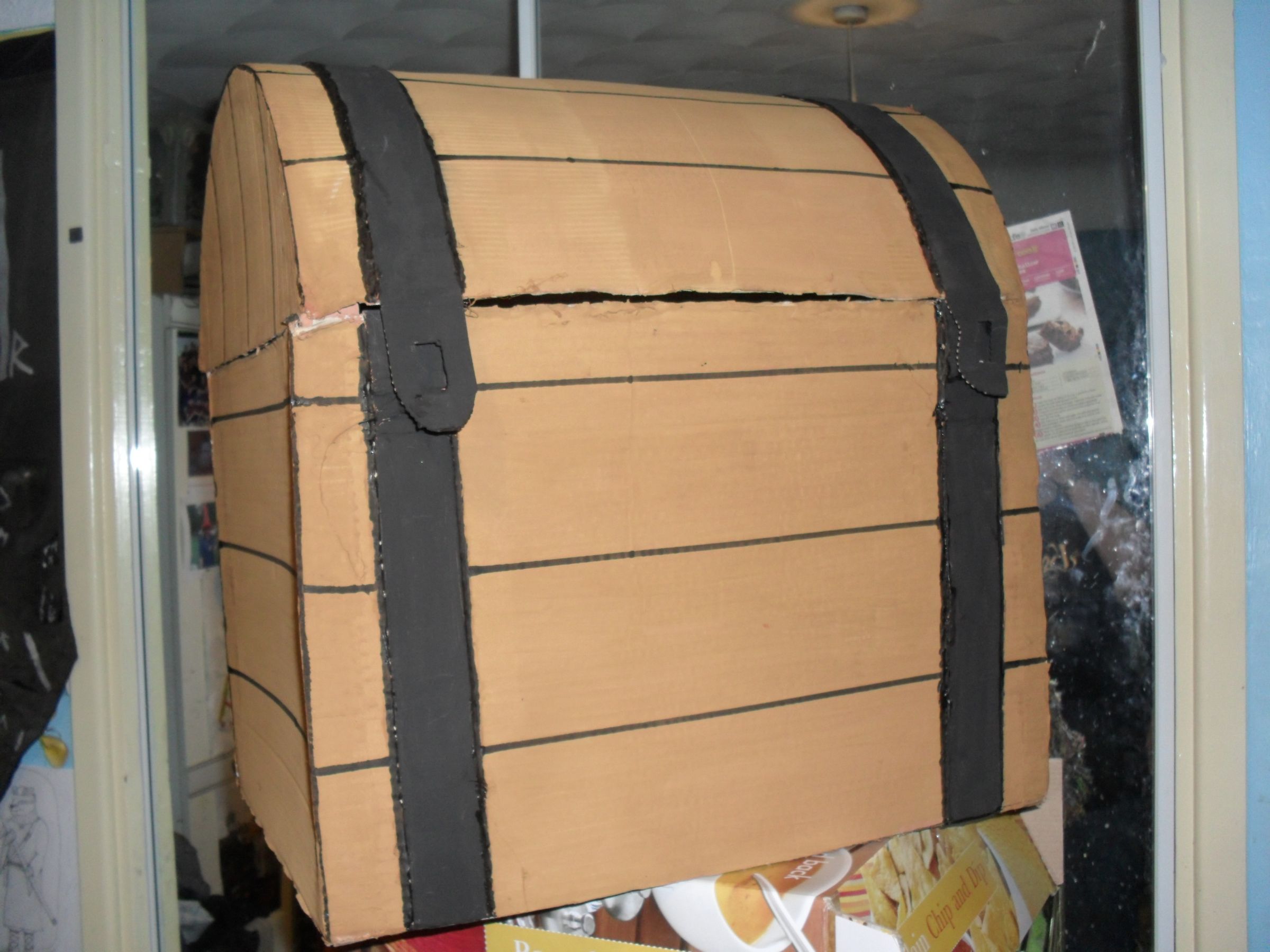 Cardboard Props How to Make a Pirate Treasure Chest 10 Steps (with