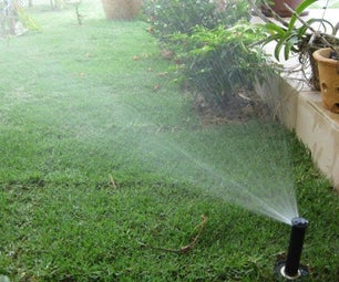 Automatic Garden Watering System BY Arduino, LCD, Buttons, EEPROM, Solenoid Valve, Motor and Underground Sprinkler