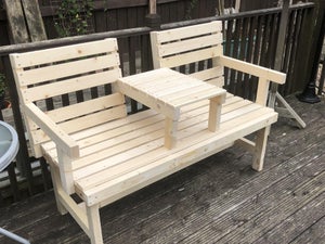 Çift Kişilik Bahçe Sehpası Cırcır Ayaklı/Ayak Dayamalı Diy.... Updated 21.08.2021