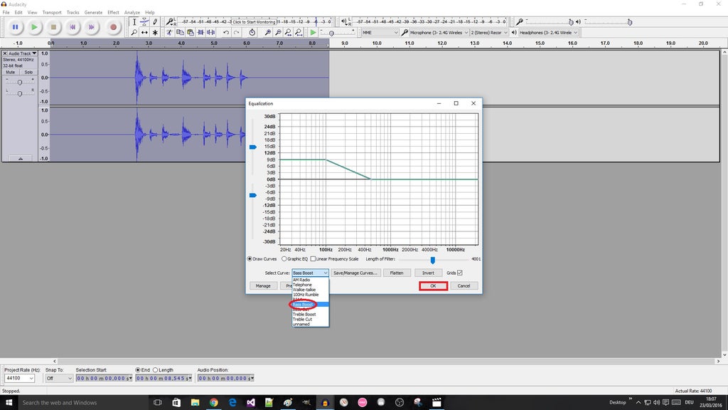 How To Improve Vocal Quality In Audacity : 8 Steps - Instructables