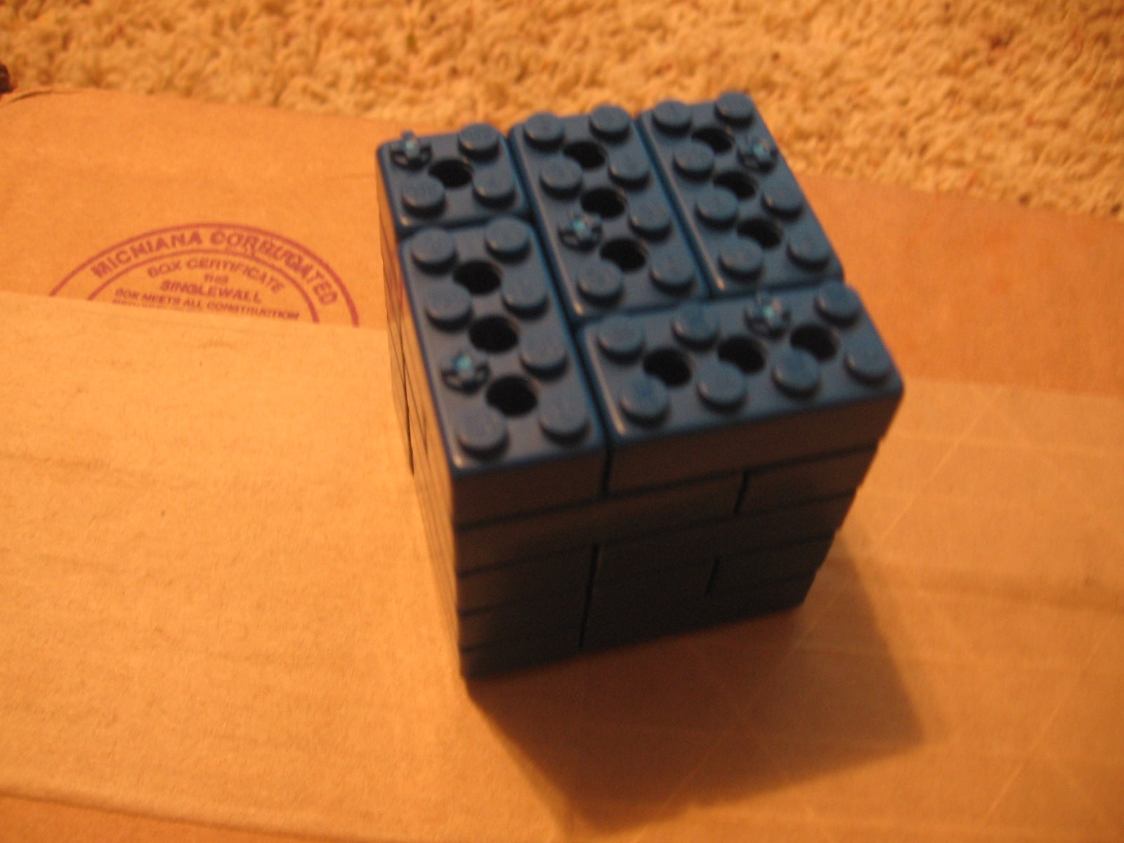 Lego/knex Bricks Soma or Puzzle Cube! 4 Steps Instructables