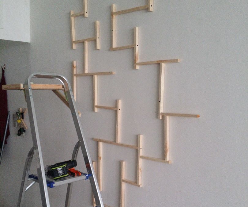 abstract wood wall art DIY Project DIY Project Image