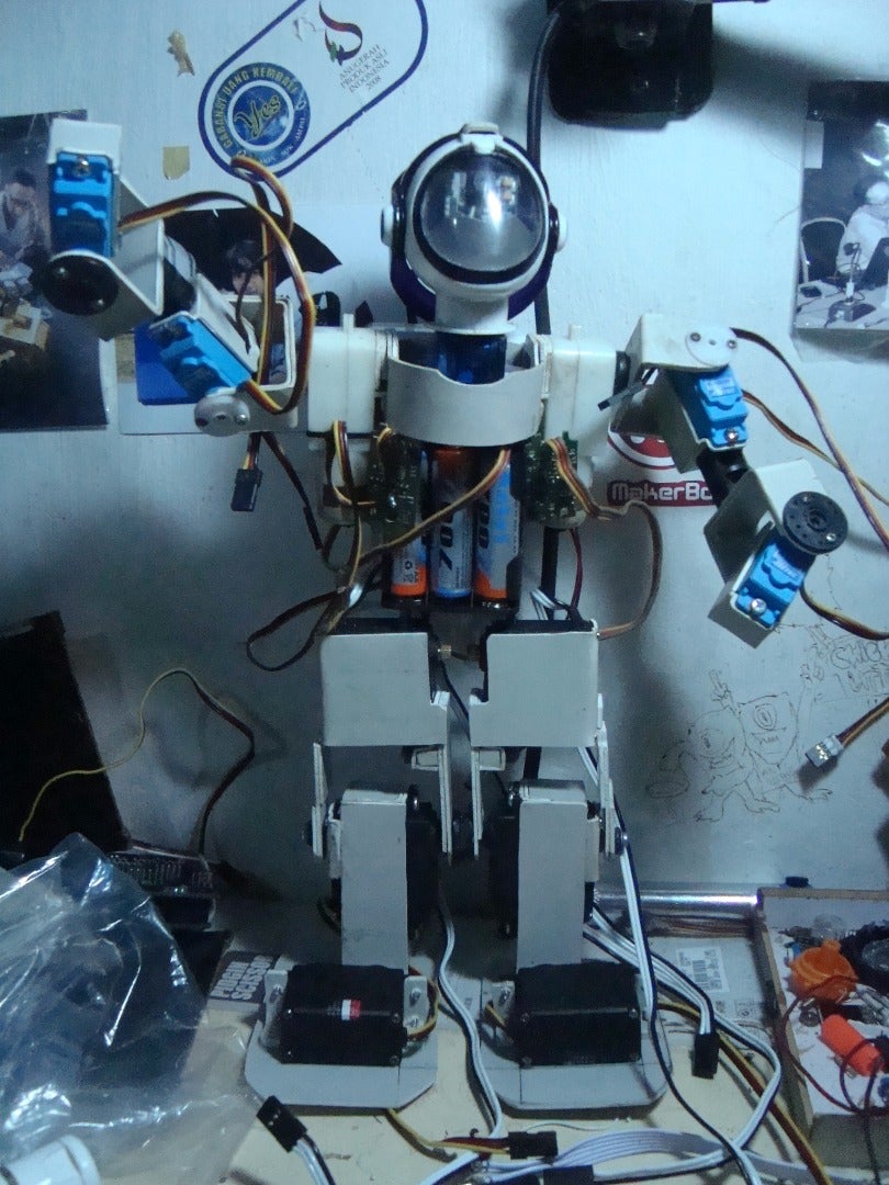 Making a Lowcost Humanoid Robot Made From PVC Water Pipe Material ...