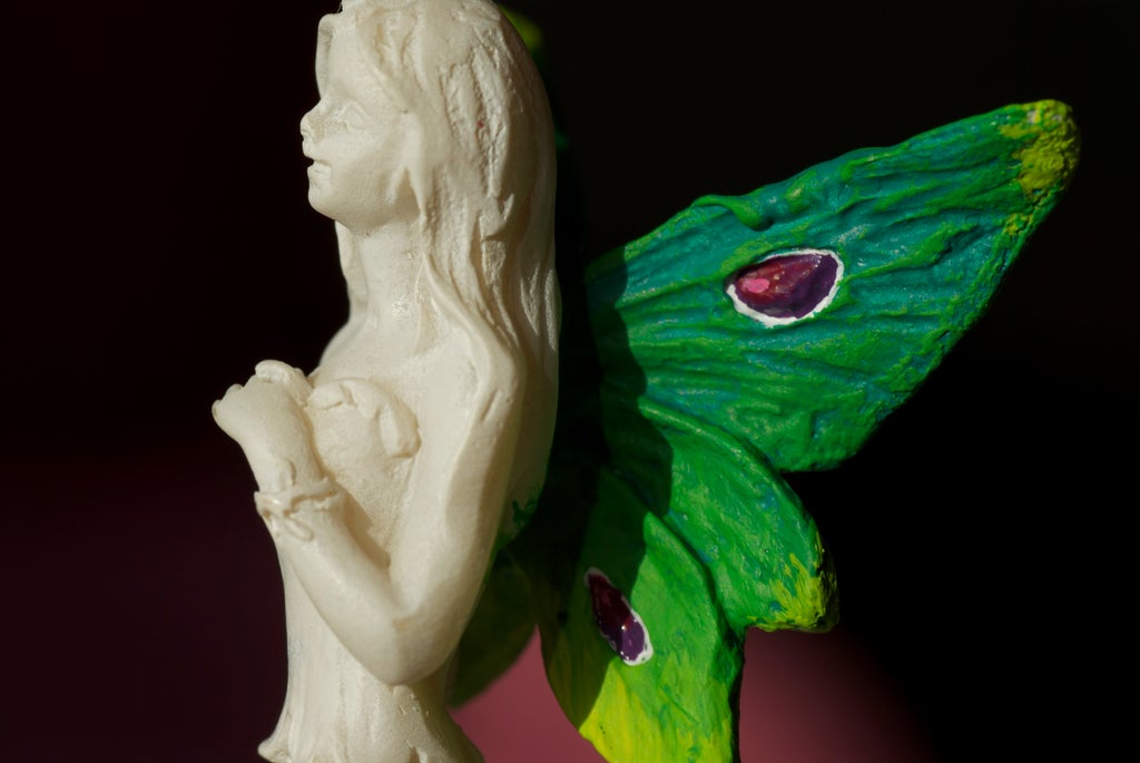 photo Fairy Painting Ideas Easy paint a spring fairy 14 steps with