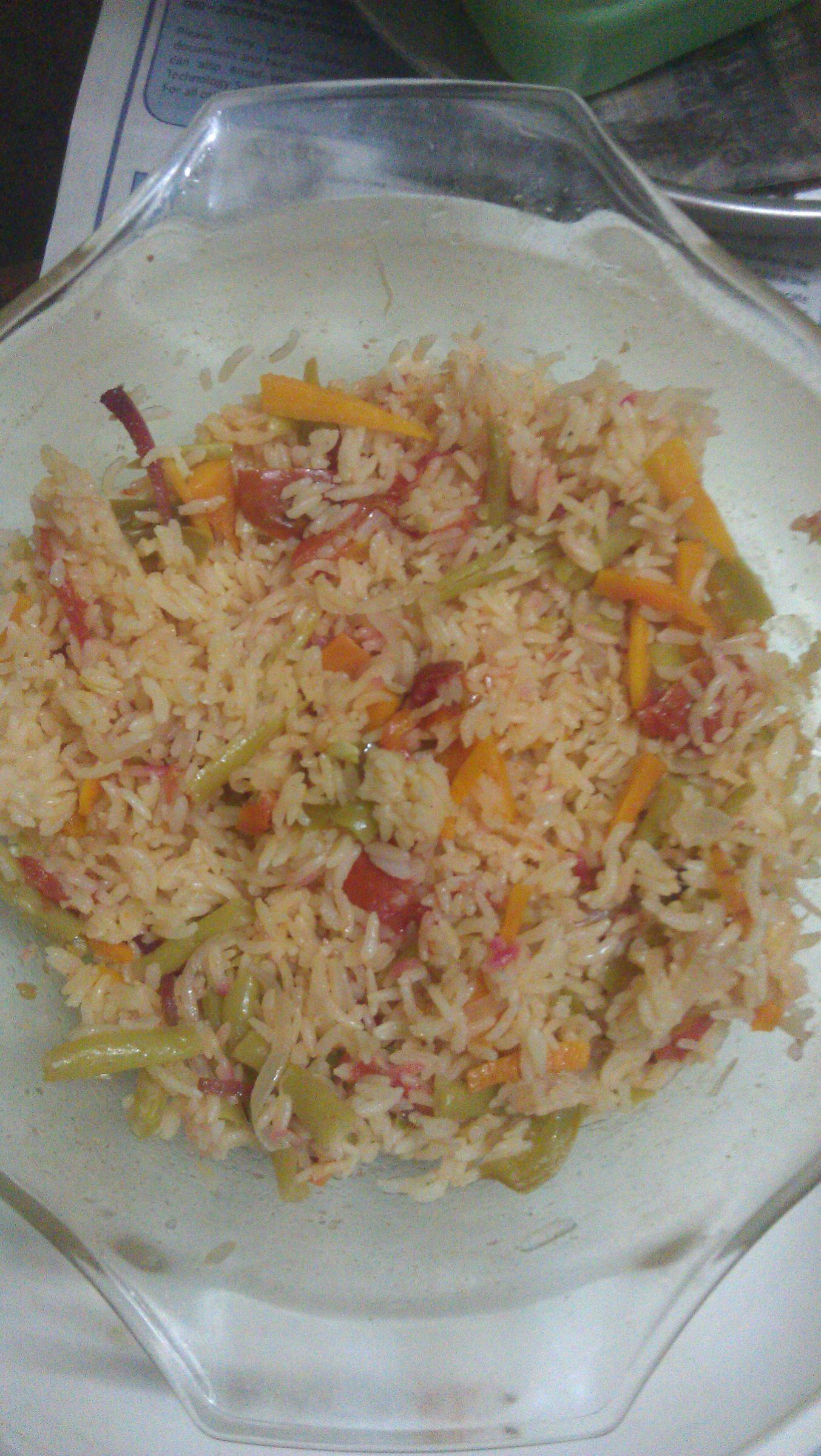 Simple Microwave Vegetable Rice 7 Steps Instructables