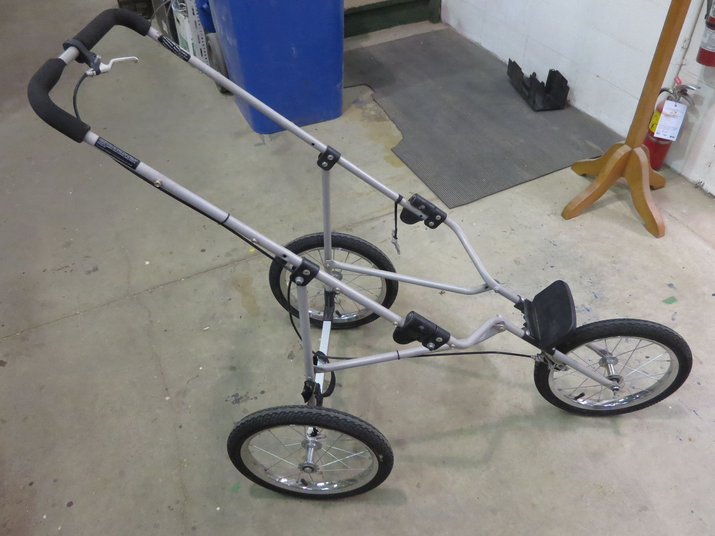 Bike Trailer Conversion Kid to Cargo (with 3Axis Caster Hitch) 20