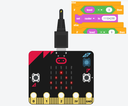 Lights Out Clone for Micro:Bit in Tinkercad