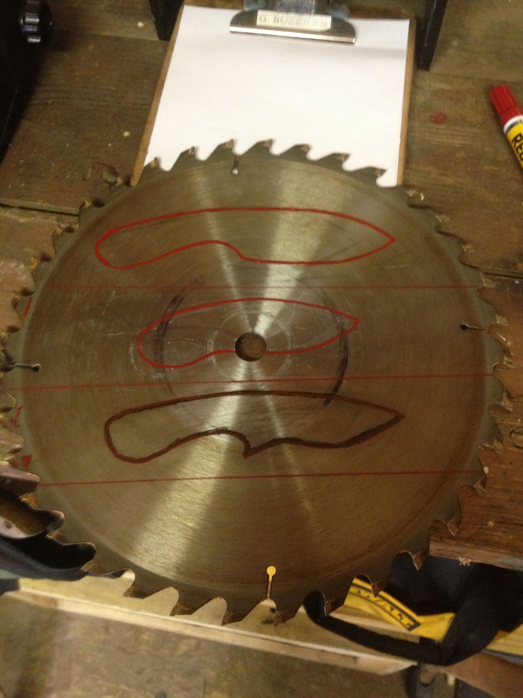 Saw Blade Knife 4 Steps Instructables