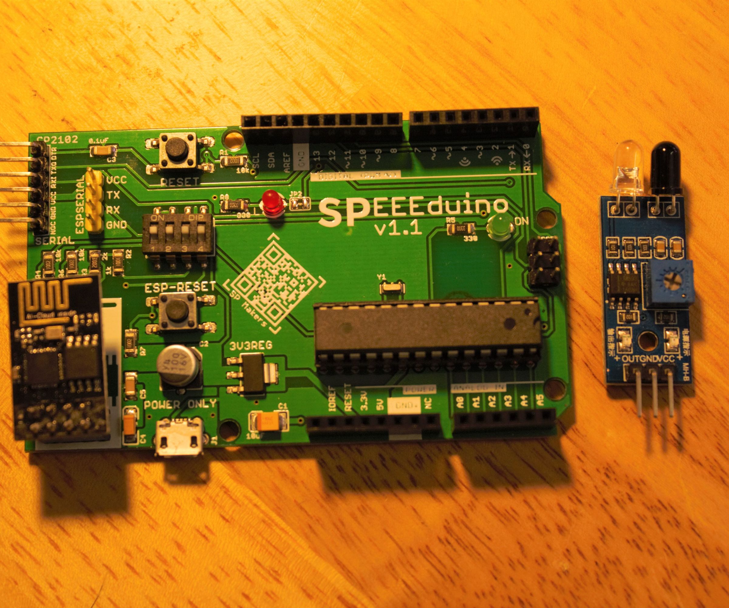DIY guide for Guide to ThingSpeak With SPEEEduino V1.1 + IR Sensor! with step-by-step instructions