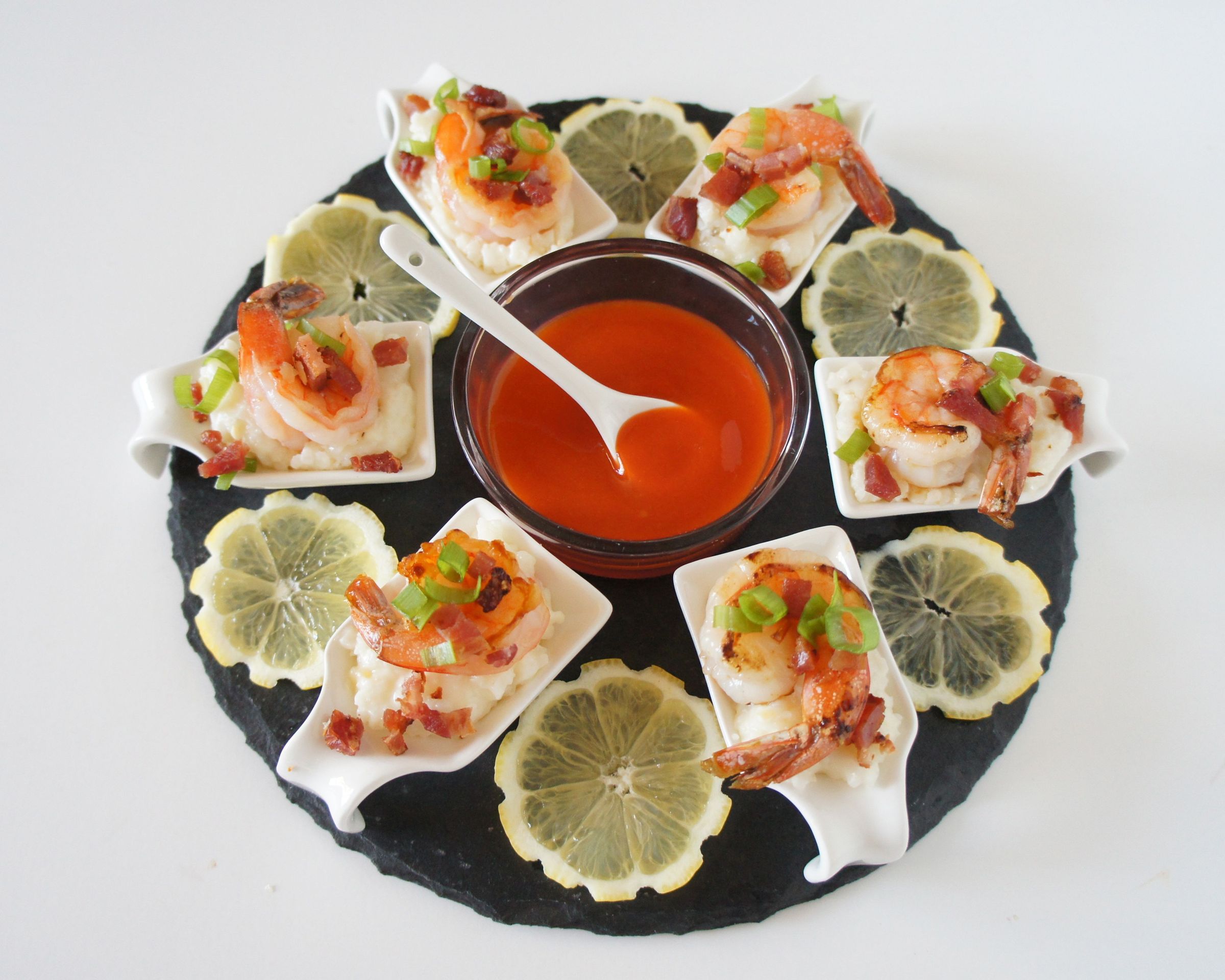 Shrimp 'n' Grits Tasting Spoons