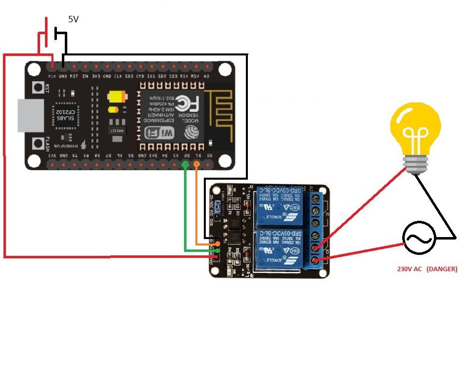google home esp8266 without ifttt